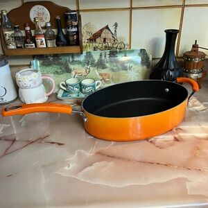Rachael Ray Orange Non-Stick Frying Pan